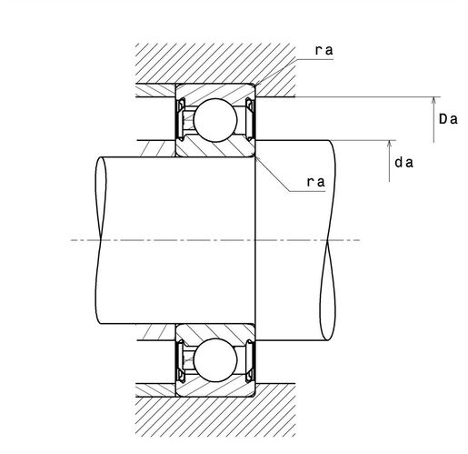 Однорядный шарикоподшипник SNR 6003.HVZZ