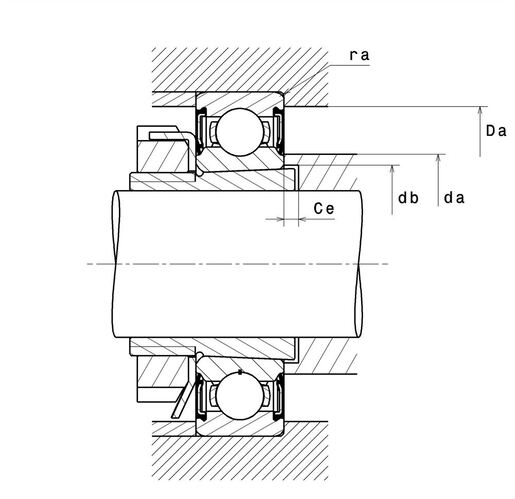 Однорядный шарикоподшипник SNR 6206.K.EE