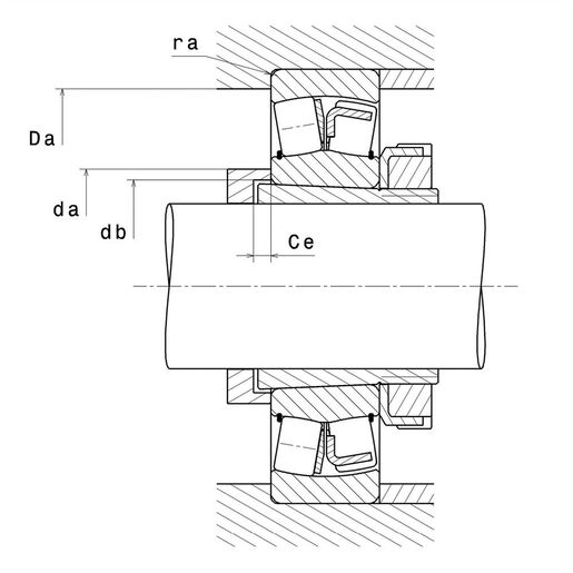 Сферический роликоподшипник SNR 21305VKC3