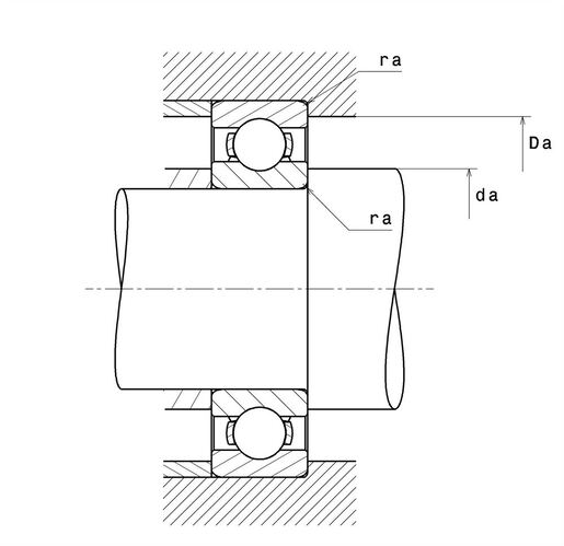 Однорядный шарикоподшипник SNR 6216.C3